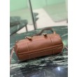 Copia Perfetta Borsa a tracolla Prada Mini Bonnie 1BA499 marrone