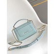 Copia Perfetta Borse Imitazioni Bvlgari Serpenti Forever Mini con manico superiore Versione Chip Blu