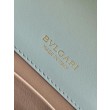 Copia Perfetta Borse Imitazioni Bvlgari Serpenti Forever Mini con manico superiore Versione Chip Blu