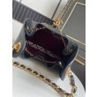 Copia Perfetta Borsa Chanel piccola 25 Hobo AS5293 nera traforata