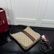 Gucci 875117 Borsa a tracolla media Lunetta marrone