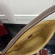 Gucci 875117 Borsa a tracolla media Lunetta marrone