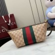 Gucci 875159 Beauty case piccolo GG marrone