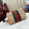 Gucci 875159 Beauty case piccolo GG marrone