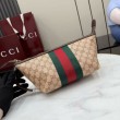 Gucci 875159 Beauty case piccolo GG marrone