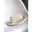 Pochette con catena Bvlgari Serpenti Forever 20cm Versione Chip bianco