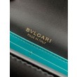 Pochette con catena Bvlgari Serpenti Forever 20cm Versione Chip Nero