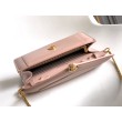 Pochette con catena Bvlgari Serpenti Forever 20cm Versione Chip Rosa