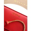 Pochette con catena Bvlgari Serpenti Forever 20cm Versione Chip Rosso