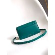 Pochette con catena Bvlgari Serpenti Forever 20cm Versione Chip verde