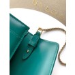 Pochette con catena Bvlgari Serpenti Forever 20cm Versione Chip verde