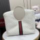 Sito Replica Qualità Premium Borse Firmate grande Gucci Giglio traforata GG 853971 bianca Imitazioni Replica perfette Qualità Premium Borse Firmate grande Gucci Giglio traforata GG 853971 bianca
