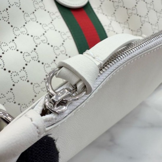 Sito Replica Qualità Premium Borse Firmate grande Gucci Giglio traforata GG 853971 bianca Imitazioni Replica perfette Qualità Premium Borse Firmate grande Gucci Giglio traforata GG 853971 bianca