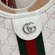 Sito Replica Qualità Premium Borsa piccola Gucci Giglio traforata GG 860845 bianca Imitazioni Replica perfette Qualità Premium Borsa piccola Gucci Giglio traforata GG 860845 bianca