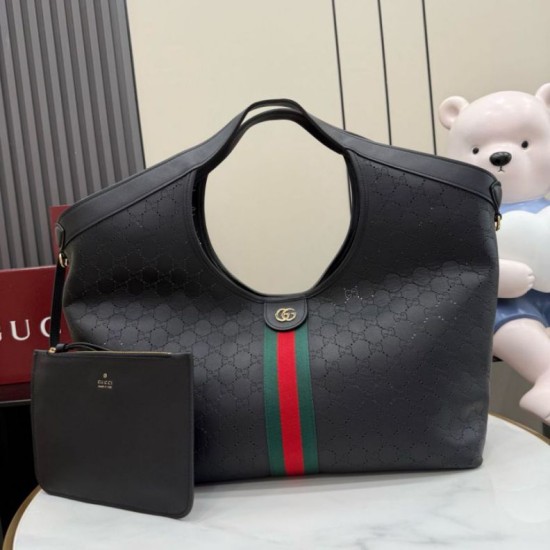 Sito Replica Perfetta grande Gucci Giglio 853971 traforata GG Nero Imitazioni Replica perfette Perfetta grande Gucci Giglio 853971 traforata GG Nero