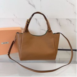 Sito Replica Borsa Tote Miu Miu hammered marrone Imitazioni Replica perfette Borsa Tote Miu Miu hammered marrone