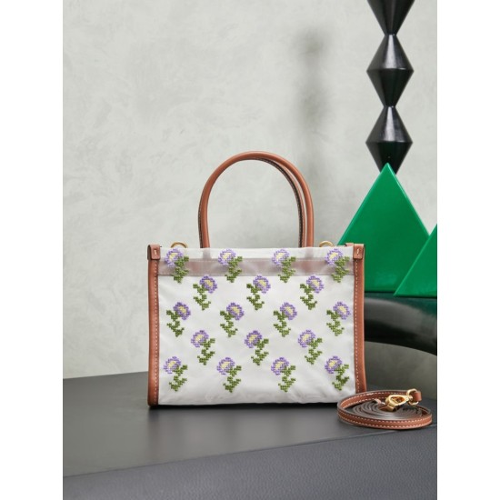 Sito Replica Qualità Premium Borse tote rete ricamata Miu Miu 5BA310 19cm Imitazioni Replica perfette Qualità Premium Borse tote rete ricamata Miu Miu 5BA310 19cm