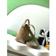 Borsa a mano Chanel 26S AS6268  scamosciata con tracolla larga grigio