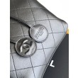 Borsa a mano Chanel 26S AS6268  scamosciata con tracolla larga Nero