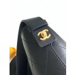 Borsa a mano Chanel 26S AS6268  scamosciata con tracolla larga Nero