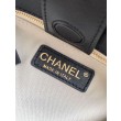 Borsa a mano Chanel 26S AS6268  scamosciata con tracolla larga Nero