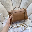 Borsa Chanel Vanity con catena 23cm AS5347 Marrone
