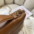 Borsa Chanel Vanity con catena 23cm AS5347 Marrone