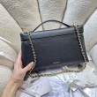 Borsa Chanel Vanity con catena 29cm AS6473 Nera