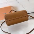 Borsa Tote Miu Miu hammered marrone