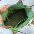 Borsa Tote Miu Miu hammered marrone