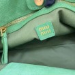 Borsa Tote Miu Miu hammered marrone