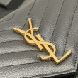 Portafoglio a catena YSL Saint Laurent Envelope nero oro Portafoglio a catena YSL Saint Laurent Envelope nero oro