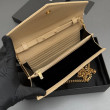 Portafoglio a catena YSL Saint Laurent Envelope pelle originale albicocca