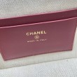 Qualit&agrave; Premium Borsa Chanel Vanity con catena 23cm AS5347 Rosso