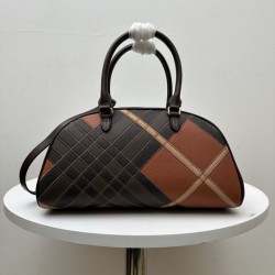 Sito Replica Borse Firmate da bowling Burberry Highlands media nera Imitazioni Replica perfette Borse Firmate da bowling Burberry Highlands media nera