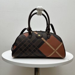 Replica perfette Borse Firmate  da bowling Burberry Highlands media nera