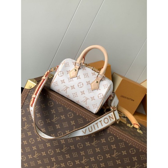 Sito Replica Borsa Speedy 18 Louis Vuitton M24606 M46970 M24474 Bianco Imitazioni Replica perfette Borsa Speedy 18 Louis Vuitton M24606 M46970 M24474 Bianco
