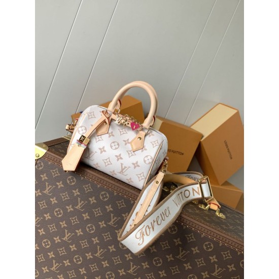 Sito Replica Borsa Speedy 18 Louis Vuitton M24606 M46970 M24474 Bianco Imitazioni Replica perfette Borsa Speedy 18 Louis Vuitton M24606 M46970 M24474 Bianco