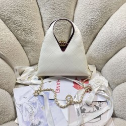 Replica perfette Borse  Alta Qualità shopping Chanel 26A AS6392 bianca Apertura a forma V