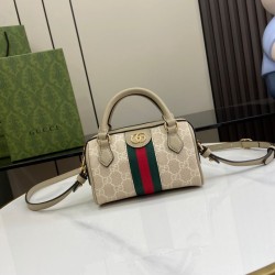 Borse Imitazioni Mini Boston Gucci Ophidia 781490 avena