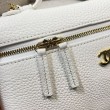 Borse Firmate Replica Chanel AS5347 Vanity con catena 23cm Bianco