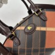 Borse Firmate Replica da bowling Burberry Highlands media nera