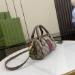 Borsa Mini Boston Gucci Ophidia 781490 marrone
