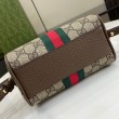 Borsa Mini Boston Gucci Ophidia 781490 marrone