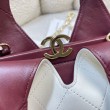 Borse Replica Alta Qualità shopping Chanel 26A AS6392 bianca Apertura a forma V