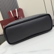 Borsa tote grande Gucci 874745 Tribeca con perforazioni nera