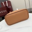 Borsa tote Gucci 875236 Tribeca con perforazioni giallo terroso
