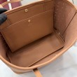 Borsa tote Gucci 875236 Tribeca con perforazioni giallo terroso