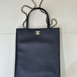 Replica perfette Borse Firmate  shopping verticale piccola Chanel AS6452 Nero