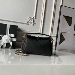 Sito Replica Borsa a tracolla Chanel 26S AS6255 Nero Imitazioni Replica perfette Borsa a tracolla Chanel 26S AS6255 Nero